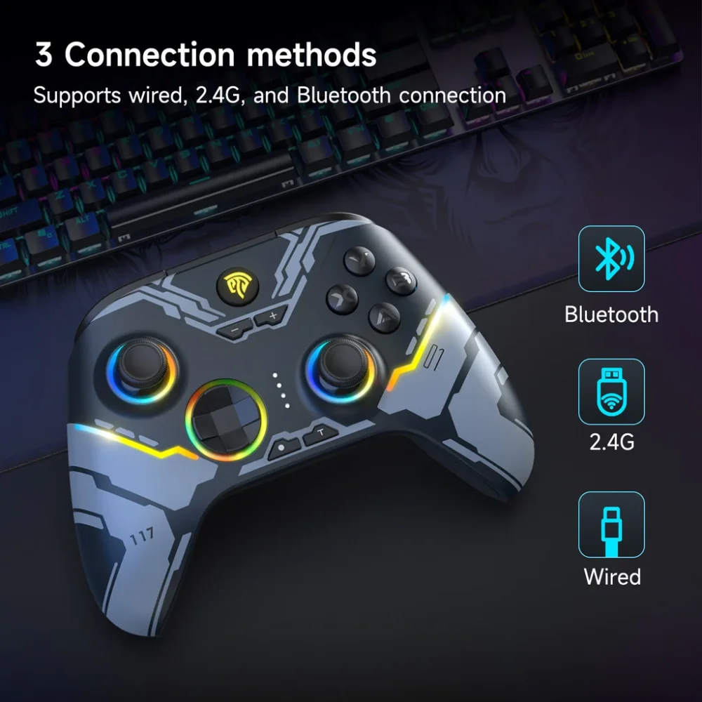 EasySMX® X15 RGB Controller With Hall Trigger and Hall Joystick - Wukong 4 EasySMX® X15 RGB Controller With Hall Trigger and Hall Joystick - Wukong thumbnail 4
