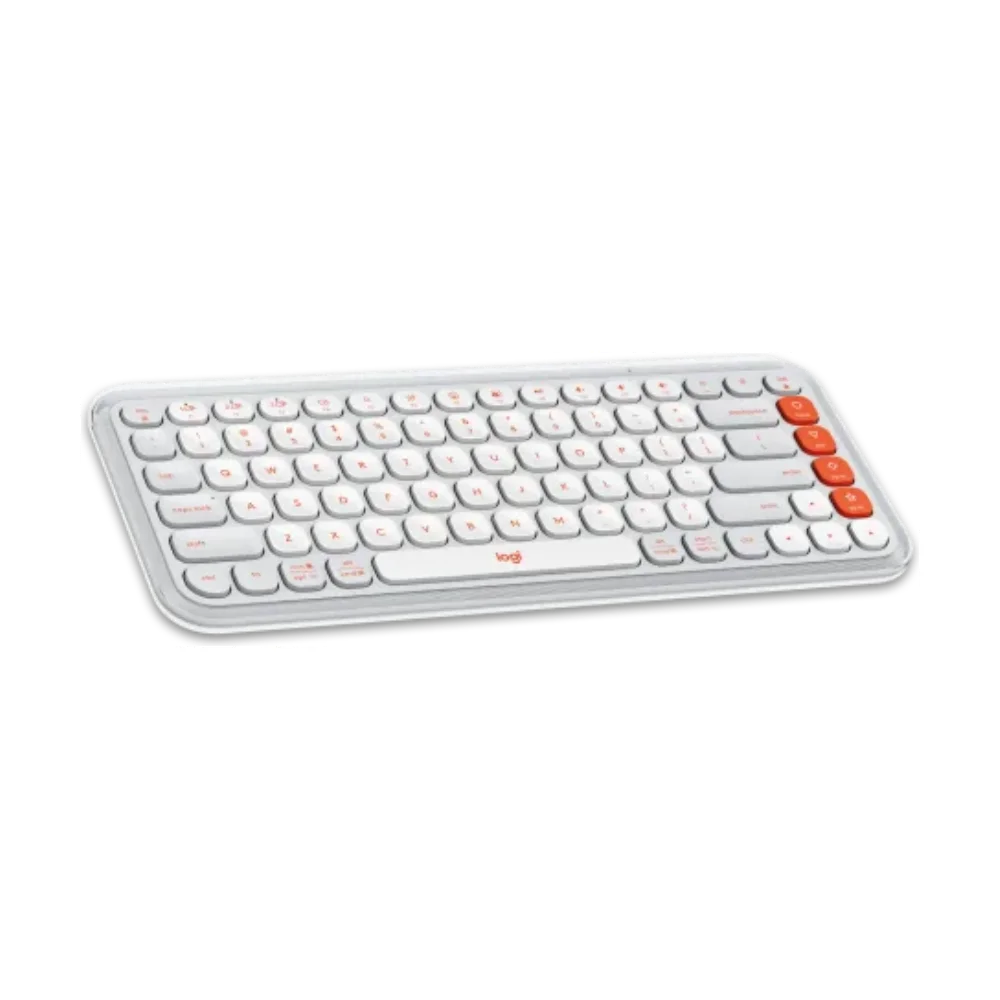 Logitech POP ICON Keys - OFF White | Techtronics